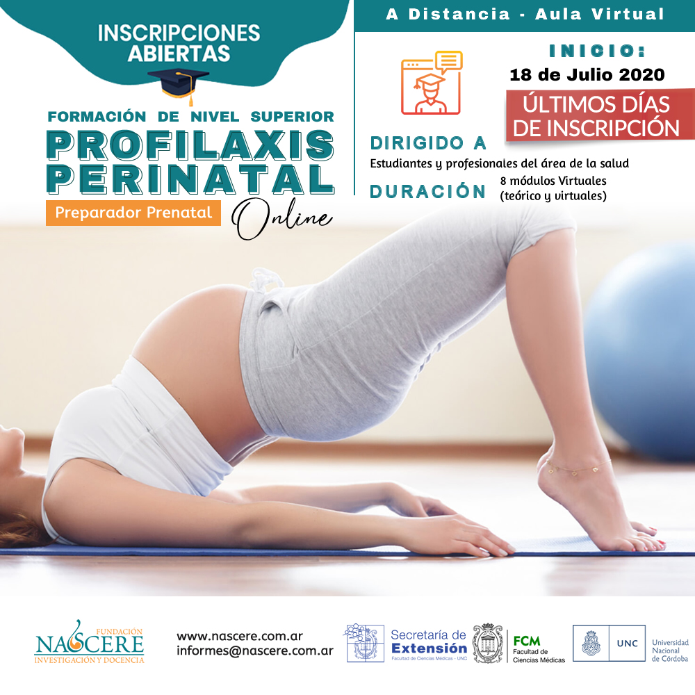 Formación de Nivel Superior en Profilaxis Perinatal ONLINE - Preparador Prenatal