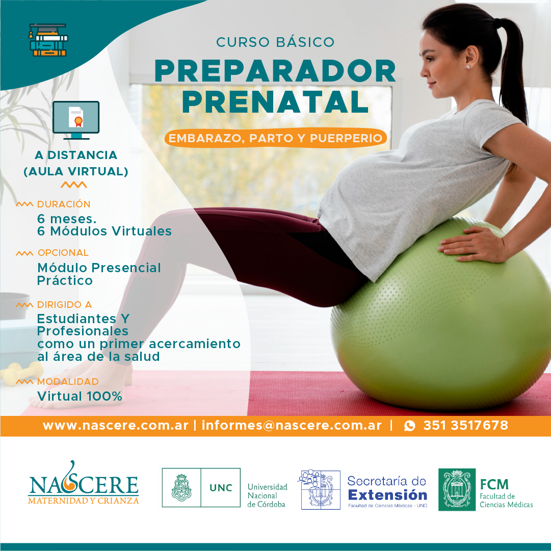 Curso Básico de Preparador Prenatal (A Distancia - Aula Virtual)