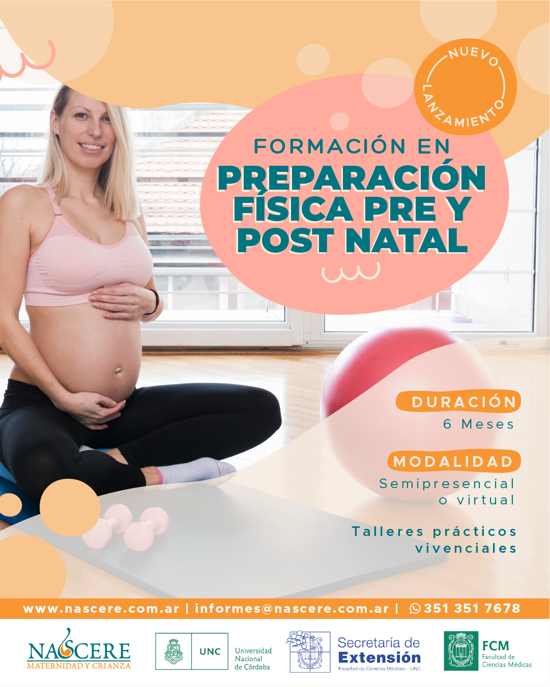 Formación en Preparación Física Pre y Post Natal