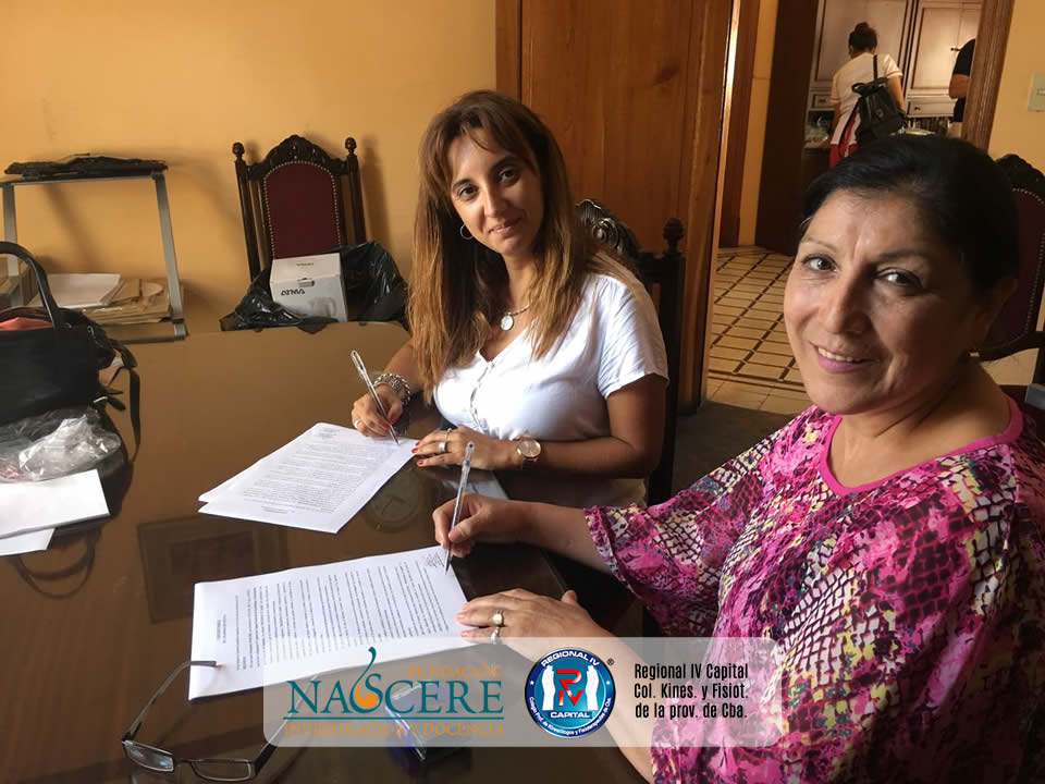 Firma de Convenio de colaboración y auspicio entre Regional IV y Fundación Nascere