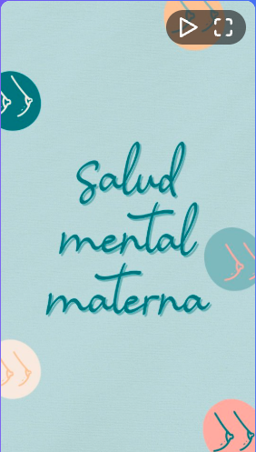 La salud mental en la maternidad importa.