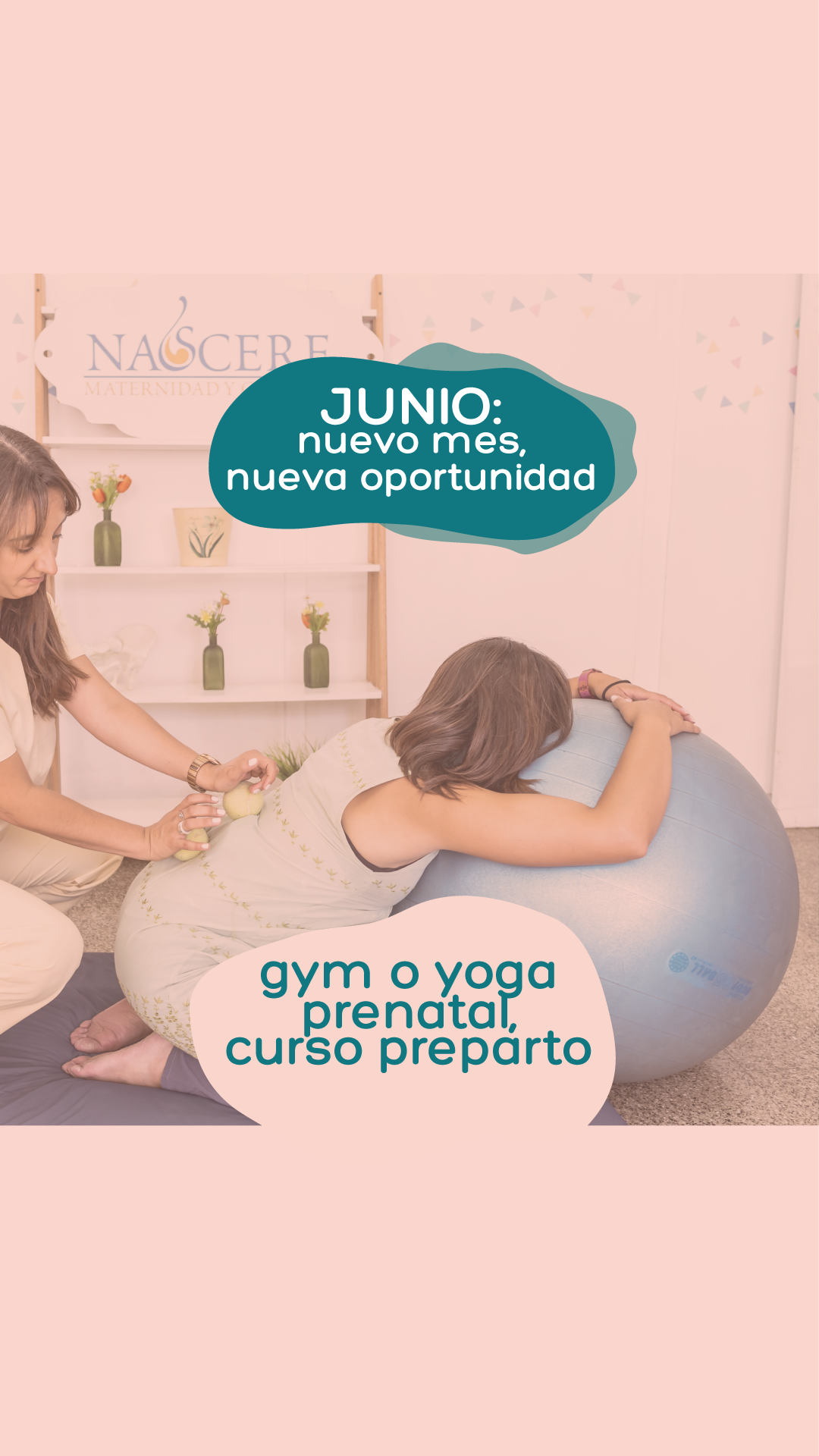 Empeza YOGA PRENATAL o GYM KINÉSICA PRENATAL en Nascere