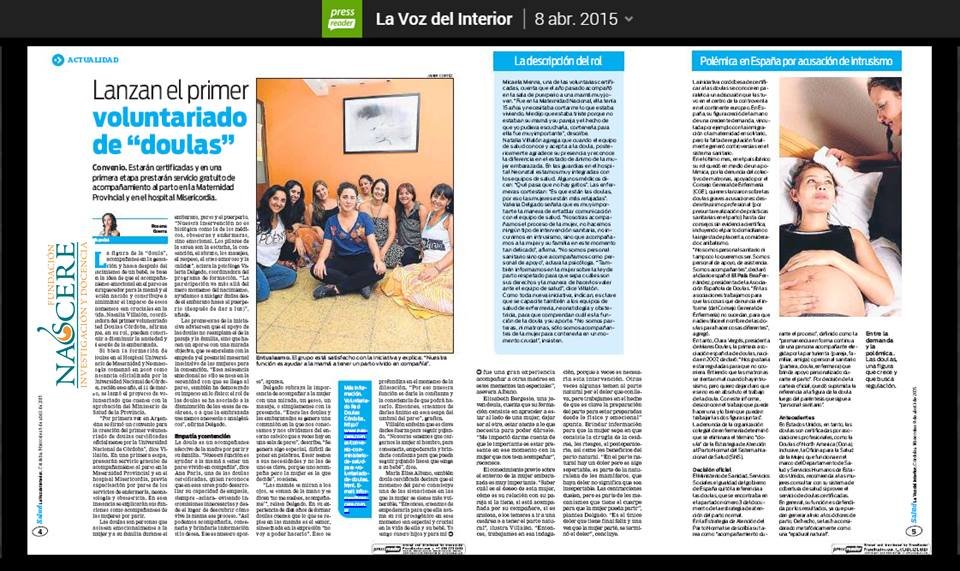 voluntariado doulas nota la voz