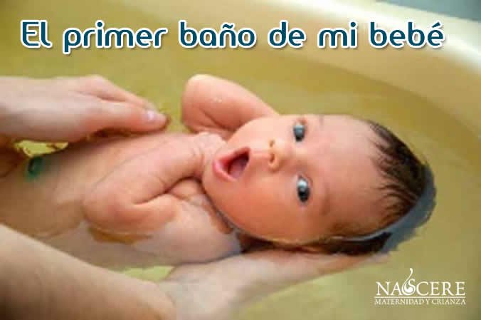 El primer baño de mi bebé