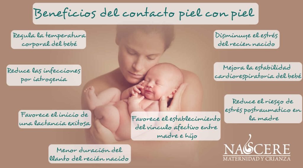 beneficios de contacto piel con piel