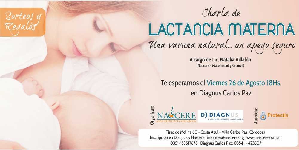 Charla Lactancia Materna - Villa Carlos Paz