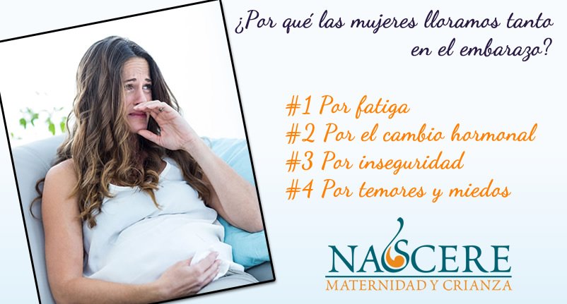 ¿Por qué las mujeres lloramos tanto en el embarazo?
